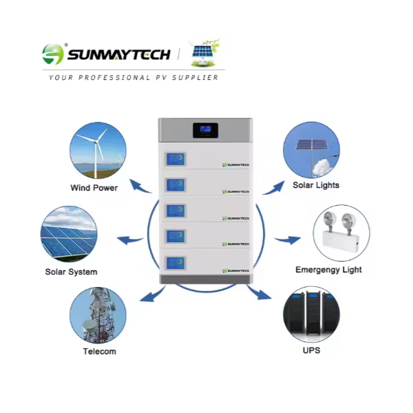 Sunway lithium battery 51.2v 100ah 5kwh stack type 10kwh 15kwh with 10 years warranty / 2