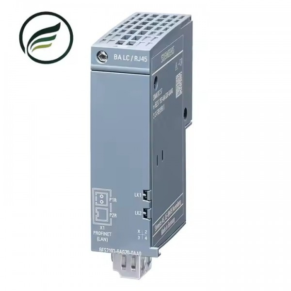 6ES7193-6AG20-0AA0 ET 200SP SIMATIC Bus Adapter BA LC/RJ45, 1x LC FO Interface and 1 RJ45 Interface / 2