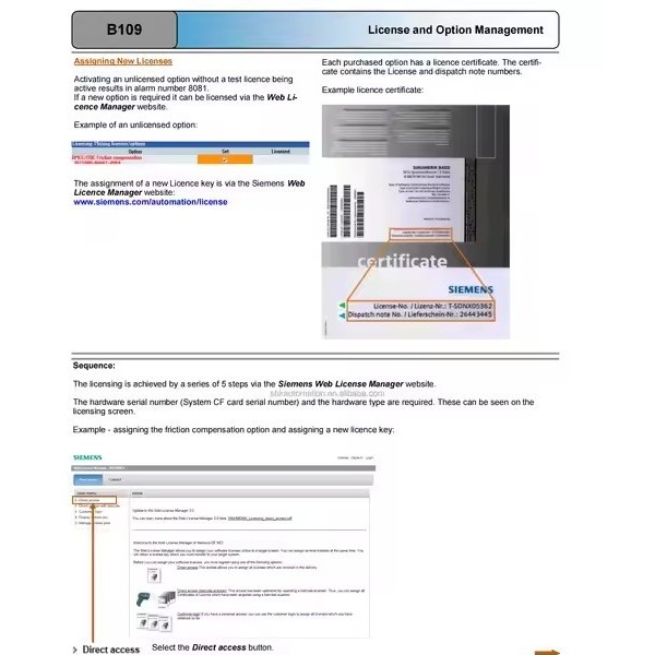 6FC5800-0AP16-0YB0 Software License SINUMERIK 828D Offers Licenses For Software Options For Extended / 2