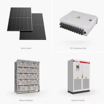 30kw -500kw Pack For Solar Energy Storage System/Power Battery Complete Hybrid Solar System For Home