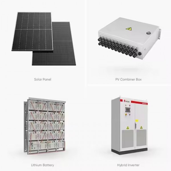 Solar Panels With Battery And Inverter Solar Powered Generator For Home Use Solar Panel Energy Stora / 2