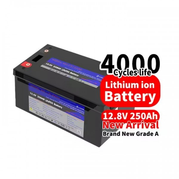 Lisha Markdown Sale 12V 250Ah LiFePO4 Batteries for Solar System/Power Battery Lithium ion Battery W / 3