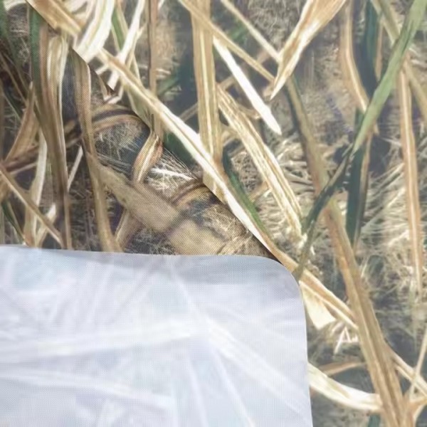 Ready to ship camouflage print polyester oxford fabric with pu coating for raincoat car cover / 1