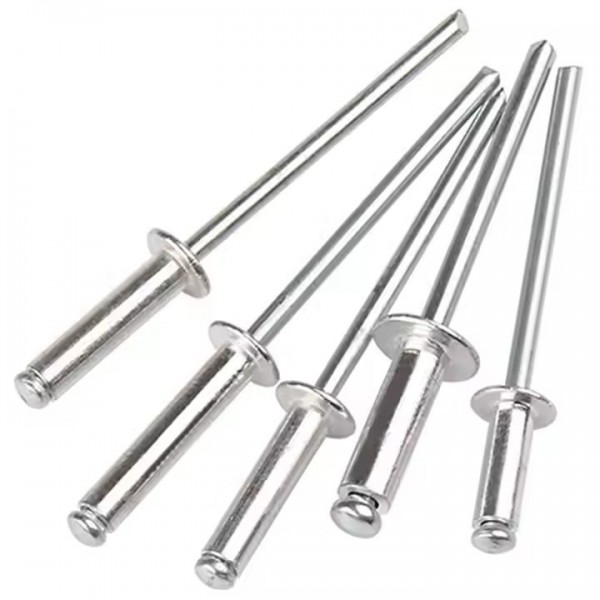 Durable Stainless Steel and Aluminium Blind Rivets with Dome Head Pins Product Category Rivets / 2