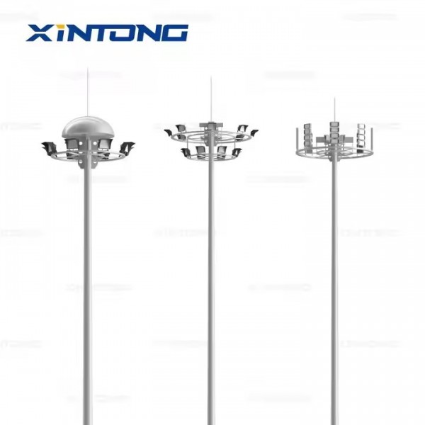 XINTONG 15M-30M High Mast Pole Vertical Mounted Telescoping Mast Light Tower Light Pole Lighting Ste / 3