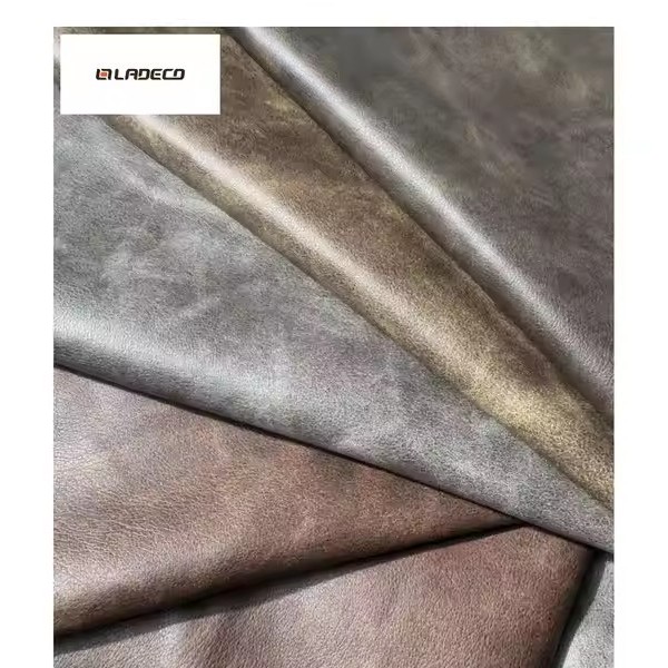 High quality matte suede leather, environmentally friendly Pu synthetic leather fabric, 0.8mm waterp / 3