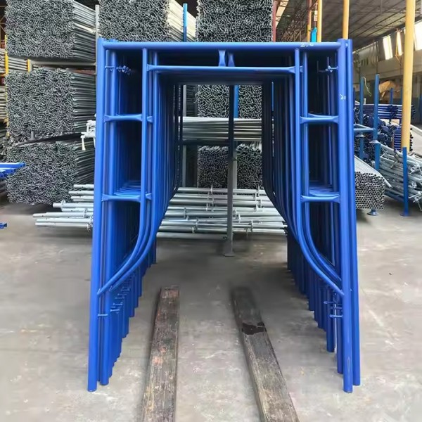 construction frame scaffolding dimension steel ladder H frame facade scaffolding size for sale / 2