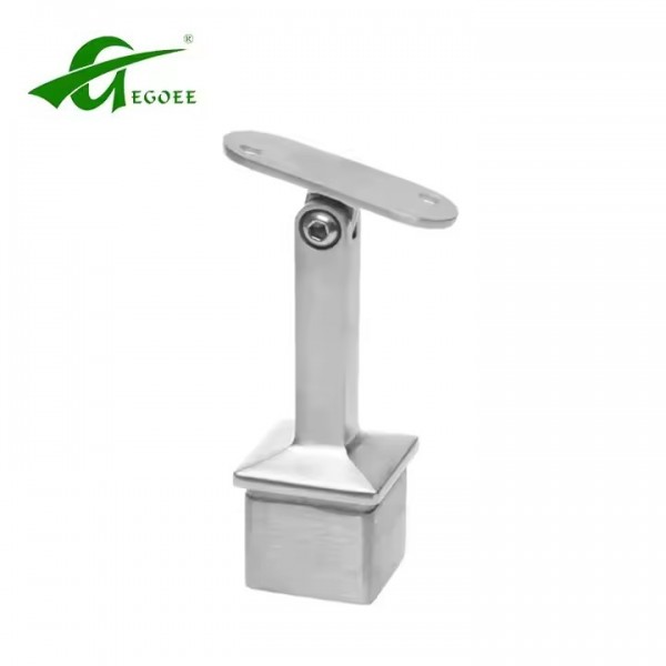 Egoee Factory Stainless Steel Stair Handrail Accessories Decorative Tube Post Support Glass Clamp Ba / 3