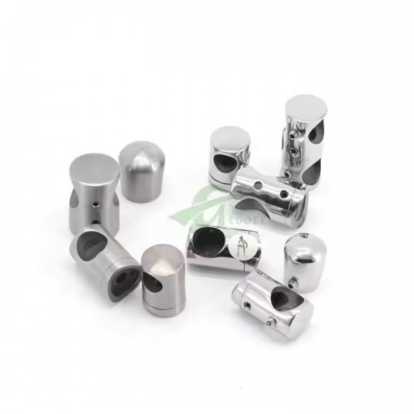 304/316 stainless steel balcony stair handrail accessories factory custom cast stainless steel tube  / 2