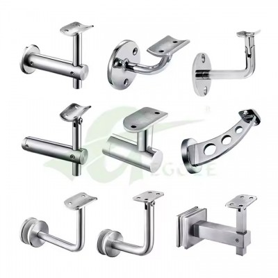 Factory Custom Adjustable Wall-Mounted Handrail Brackets for Balcony Stainless Steel Accessories for