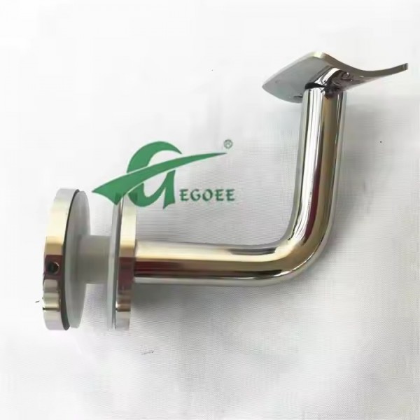 Factory wholesale custom stainless steel pipe bracket balcony stair handrail accessories 304/316 rai / 3