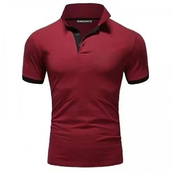 New Summer Fashion Custom Logo Men Work Clothes Men'S Short-Sleeved Shirt White Color Blank Men / 2