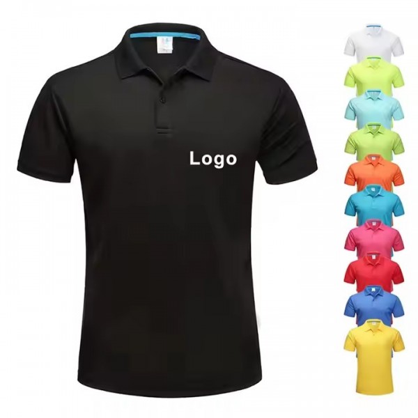 Plus Size Men's Polo Shirts Custom Logo DTG Printing Sport Dry Fit Polo T shirt Tshirt Sublimat / 3