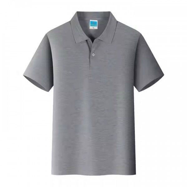 Plus size men's polo t shirts tshirts with logo custom logo printed blank t shirt plain cotton  / 2