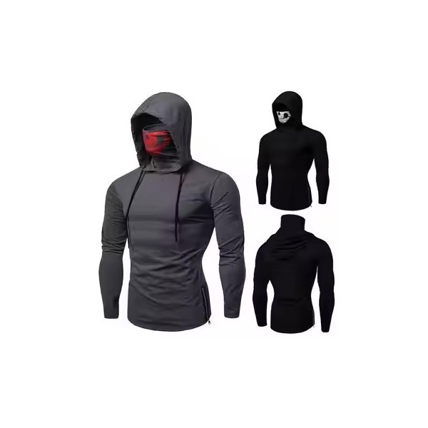 Custom Wholesale Men's Hoodies Sweatshirts Winter Long-sleeved Workout Clothes Men's Hoodi / 3