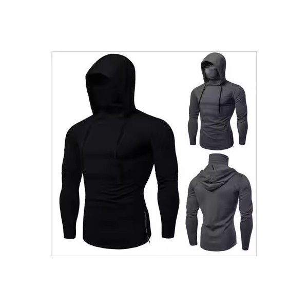 Custom Wholesale Men's Hoodies Sweatshirts Winter Long-sleeved Workout Clothes Men's Hoodi / 2