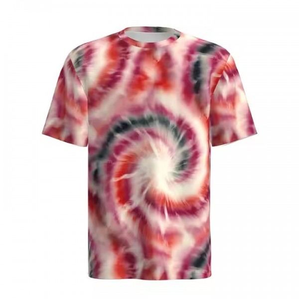 Custom Sublimation T Shirt Manufacturer Designer Round Neck T-shirt Wholesale Plain Polyester Tshirt / 2