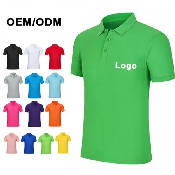 Sublimation Blank Polyester Golf T Shirts Plain T-shirts Custom Logo Polo T Shirt Printing Plus Size / 3