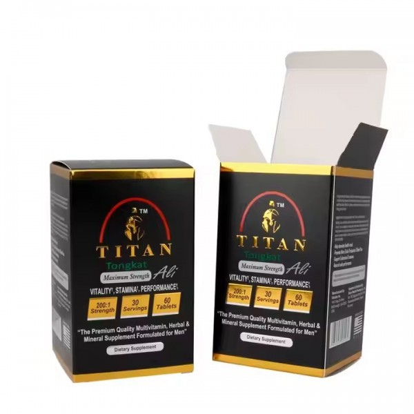 High quality Custom Printed Health products Paper Card Boxes Packaging / 3