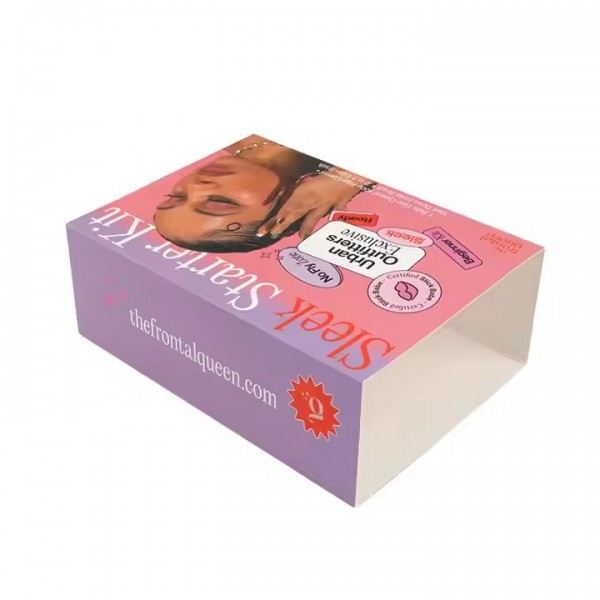 Custom Printed Sleek Starter Kit Sleeve Paper Box Card Sleeves Packaging Wholesale / 2