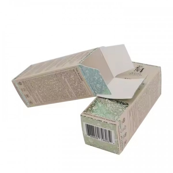 Custom Printed Folding Paper Card Box Packaging Recyclable / 3