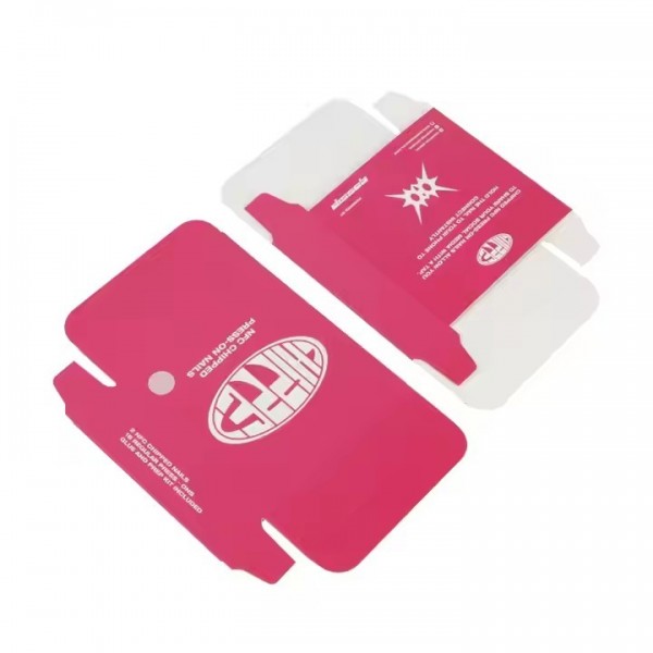 Custom Folding Nail Art Packaging Box Printed Gradient Color Product Paper Box Wholesale / 2
