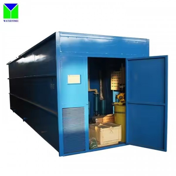 Electrocoagulation Wastewater Treatment EC air flocculation plant for industrial wastewater treatmen / 1