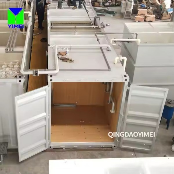 Factory manufacturer sewage treatment equipment electrocoagulation wastewater treatment machine / 2