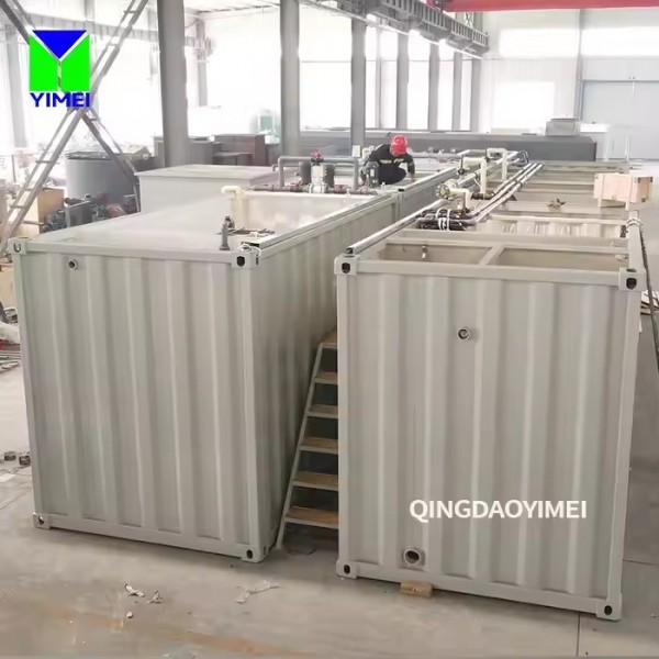 Factory manufacturer sewage treatment equipment electrocoagulation wastewater treatment machine / 3