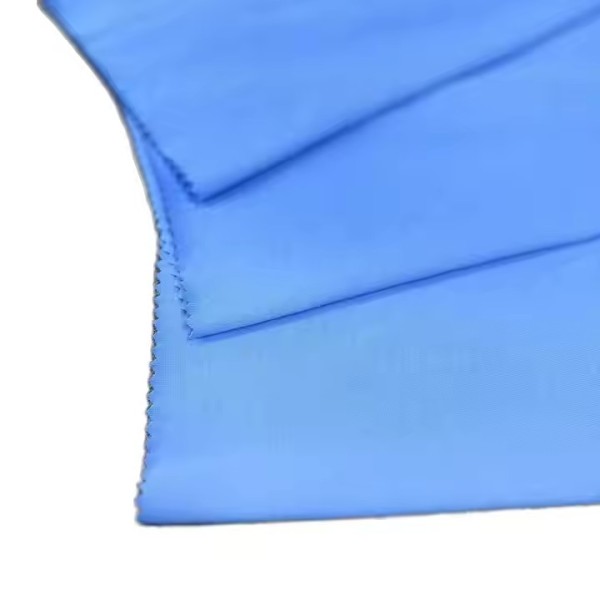 Cotton Spandex Jersey Solid Knitted Fabric Stretchy Blue for Girls T-Shirts Shirts or Skirts Plain S / 3