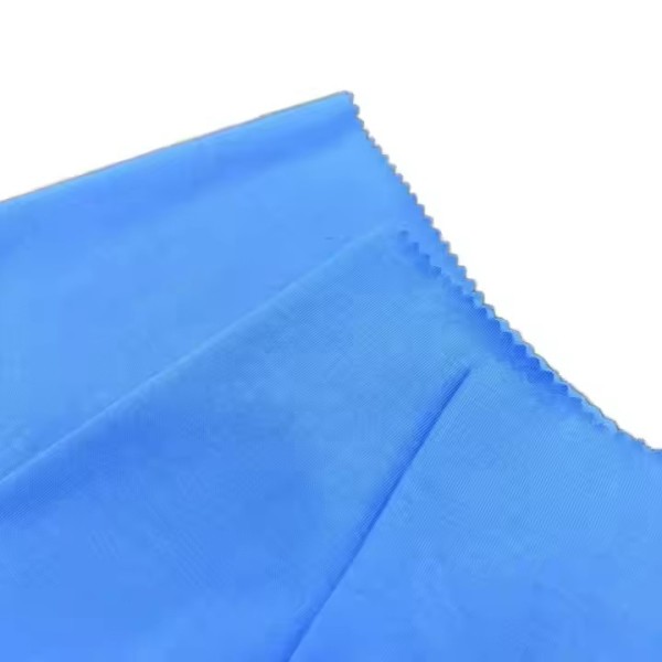 Cotton Spandex Jersey Solid Knitted Fabric Stretchy Blue for Girls T-Shirts Shirts or Skirts Plain S / 2