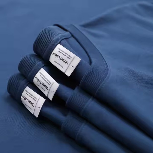 100% Cotton 265G Heavyweight High Quality Luxury Oversize T Shirt Blank O-Neck Oversized Boxy T Shir / 3