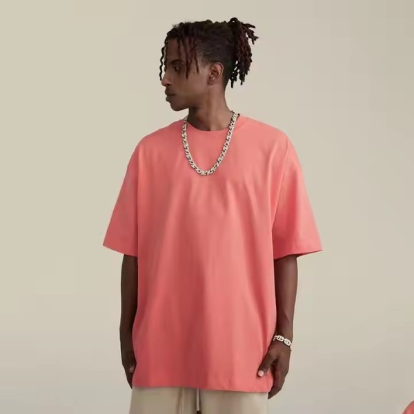 Custom 260G High Quality Heavyweight 100% Cotton T Shirt Streetwear Fashion Blank Oversized Drop Sho / 2