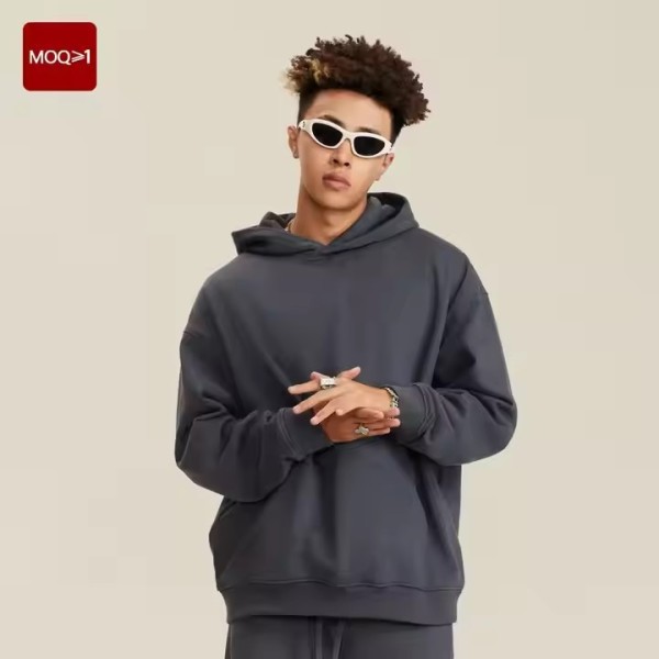 Custom High Quality Streetwear Long Sleeve Tracksuit Sweatpants Work Out Casual Sport Wear Hoodies a / 2