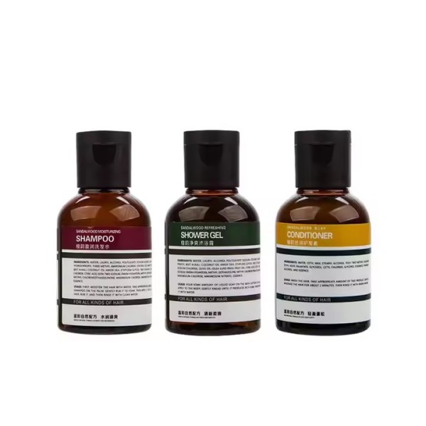 Luxury 30ml PE Bottle Hotel Cleaning Kit Shampoo and Conditioner Set for Hotel / 3