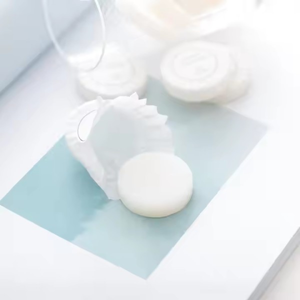 Hotel & Travel Use Disposable Guest Small Round 20g Hotel Soap / 3