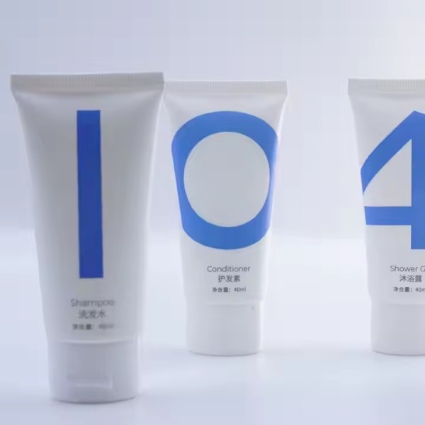 Hotel Shower Gel Custom 5 Star Hotel Bathroom Disposable Shampoo and Conditioner Set / 2