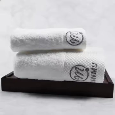 100% Pure Cotton Luxury Embroidered Bath Towel Super Absorbent Extra Large 5 star Hotel Quality Bath