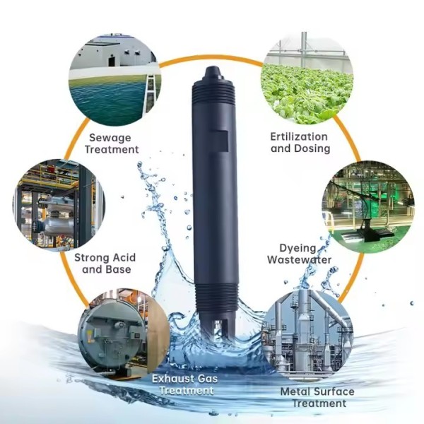 JIDE Durable and Reliable Digital Display pH meter with Fast Response Time / 1