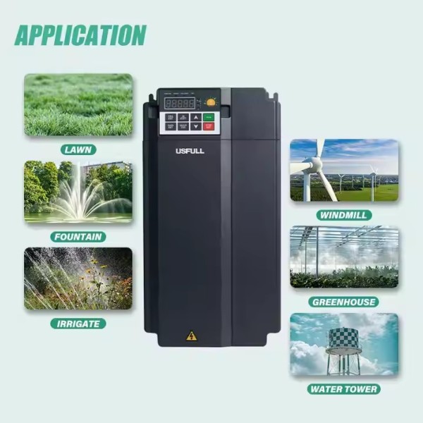 USFULL 2.2kw 45kw 50kw off Grid 3phase Solar Pump Inverter Dc to Ac Inverter Drive Mppt for Pumps / 3