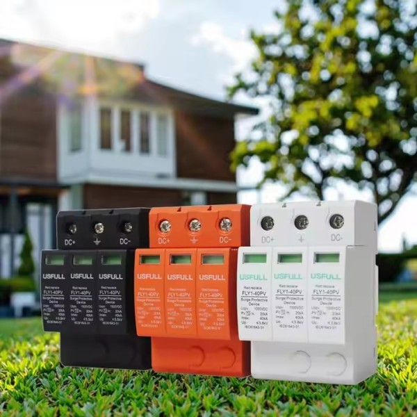 USFULL DC SPD 3P Surge protection Device 500V 600V 800V 1000V 1200V 1500V 20kA-40ka Dc Surge Protect / 2