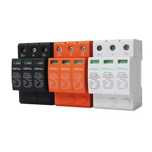 USFULL DC SPD 2P/3P 500V 600V 800V 1000V 1200V 1500V Safety protection Surge Protector Device for So / 3