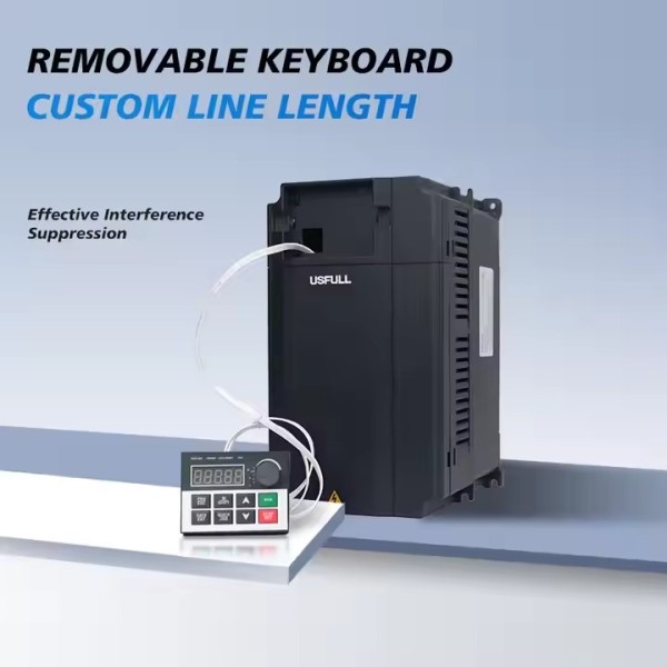 USFULL 22kw 220V-380V 20hp Frequency Drive AC Motor Drive 50HZ 60HZ Frequency Inverter Converter VFD / 3