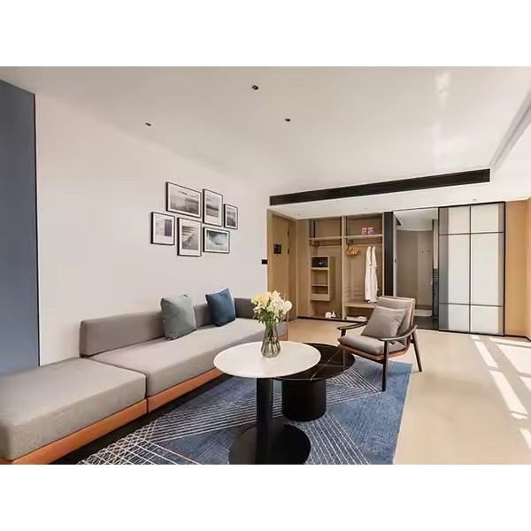 Custom Made Luxury Quality Wood Hotel Bedroom Furniture Set 5 Star for Hotels Supplier Direct / 2