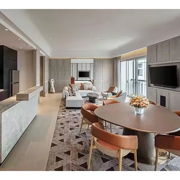 Foshan 5 Star Hotel Bedroom Furniture Set Luxury Hotel Furniture for Hotel Apartment / 3