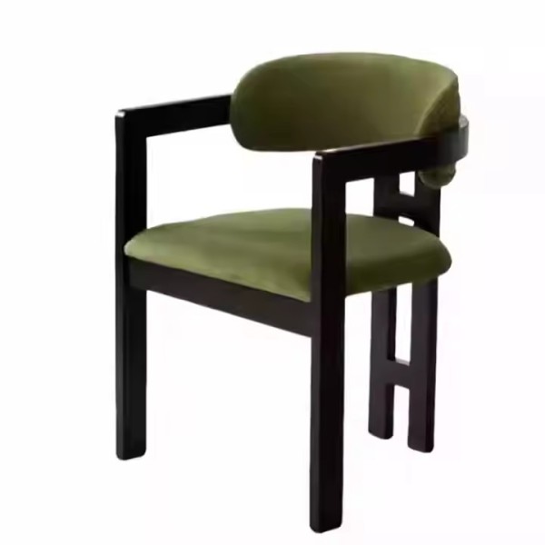 Luxury Elegant Oak Wooden Dining Room Chair Italian White Upholstered Dining Chair PU Leather Restau / 2