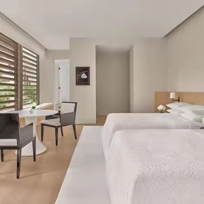 Luxury 5 Star Hotel Bedroom Furniture Sets Cozy 4 Star Option Wooden Bedrooms for Hotel Rooms