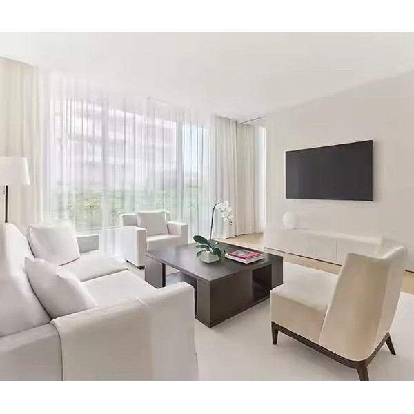 Luxury 5 Star Hotel Bedroom Furniture Sets Cozy 4 Star Option Wooden Bedrooms for Hotel Rooms / 2