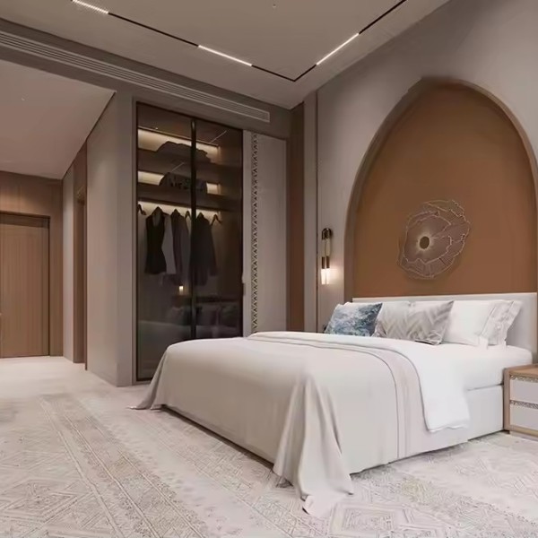 Foshan Luxury Wyndham Project 3 4 5 Star Hotel Bedroom Set Supplier Customized Hotel Room Furniture  / 3