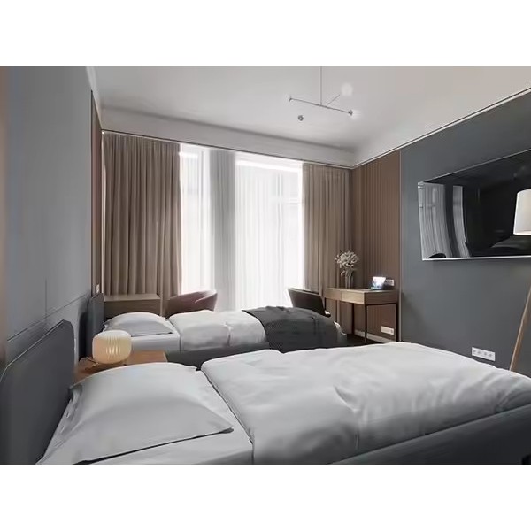 Custom Made Modern 5-Star Hotel Furniture Luxury FF&E Project for Bedroom Set Hotel Bed Room Furnitu / 1